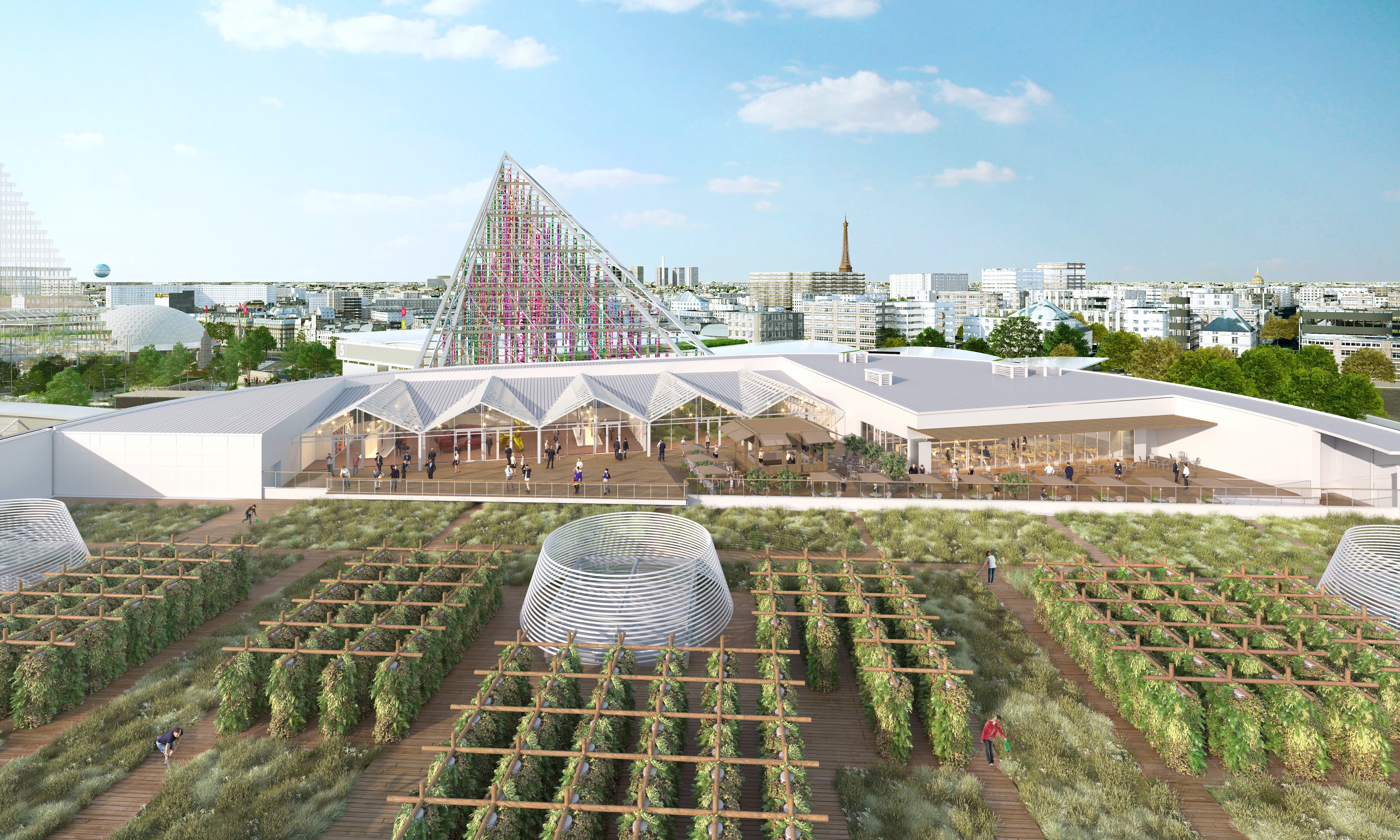 Paris will soon be home to the world's largest urban rooftop farm