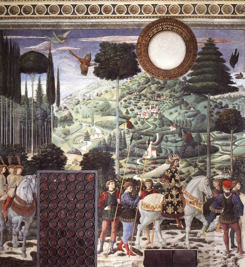 Флоренция. Палаццо Медичи. Роспись Гоццоли
