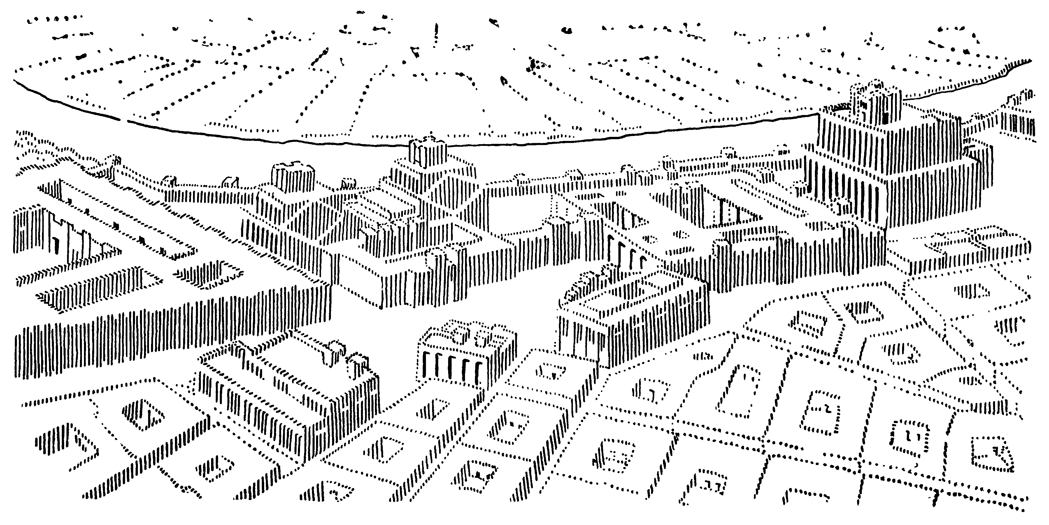 18. Ашшур. Северная часть города, VIII—VII вв. до н. э. (реконструкция)
