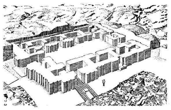30. Вавилон. Храм Эхаттутила, VI в. до н. э. (реконструкция)