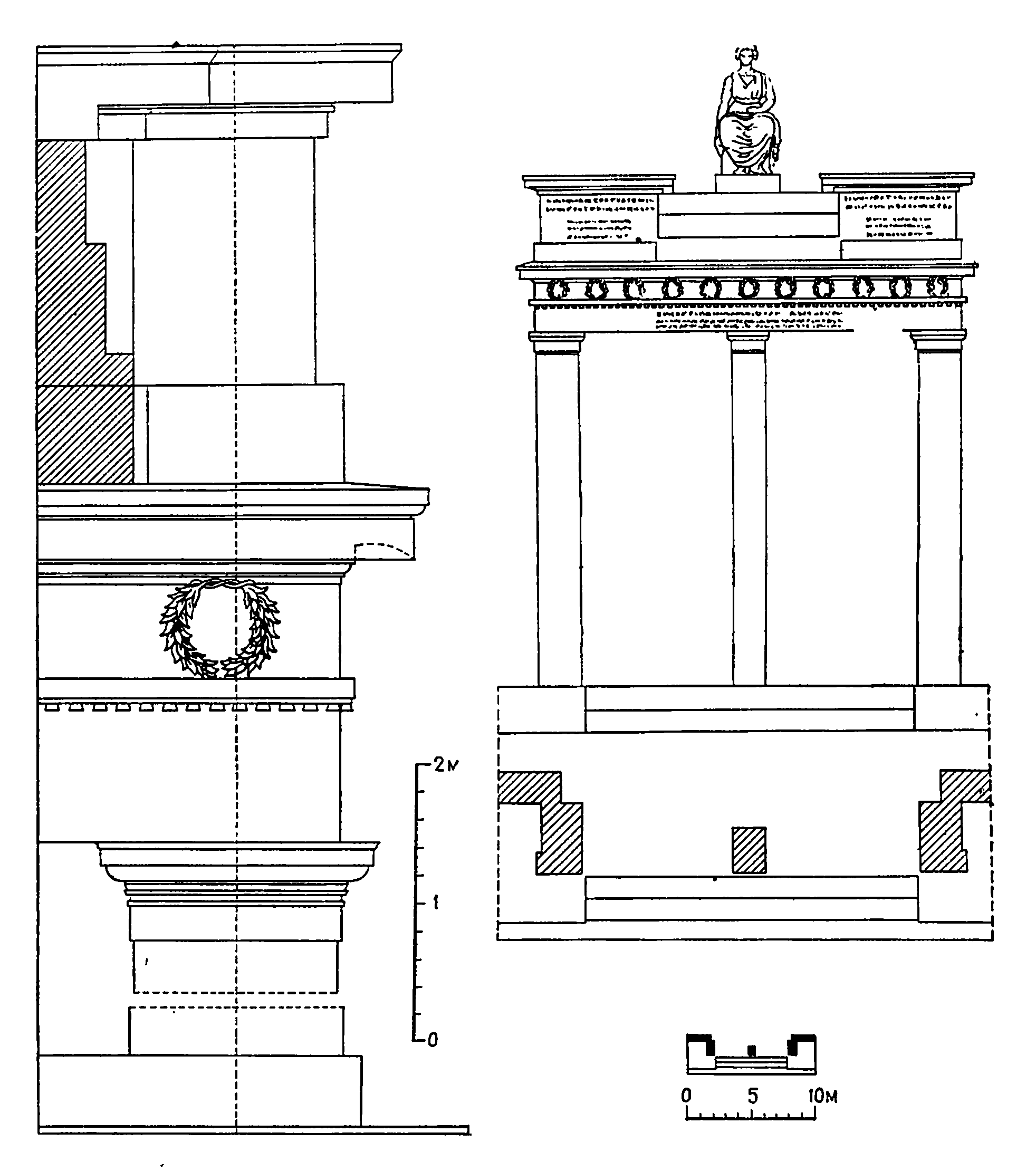 Афины. Памятник Фрасила, 2-я половина IV в. до н. э.