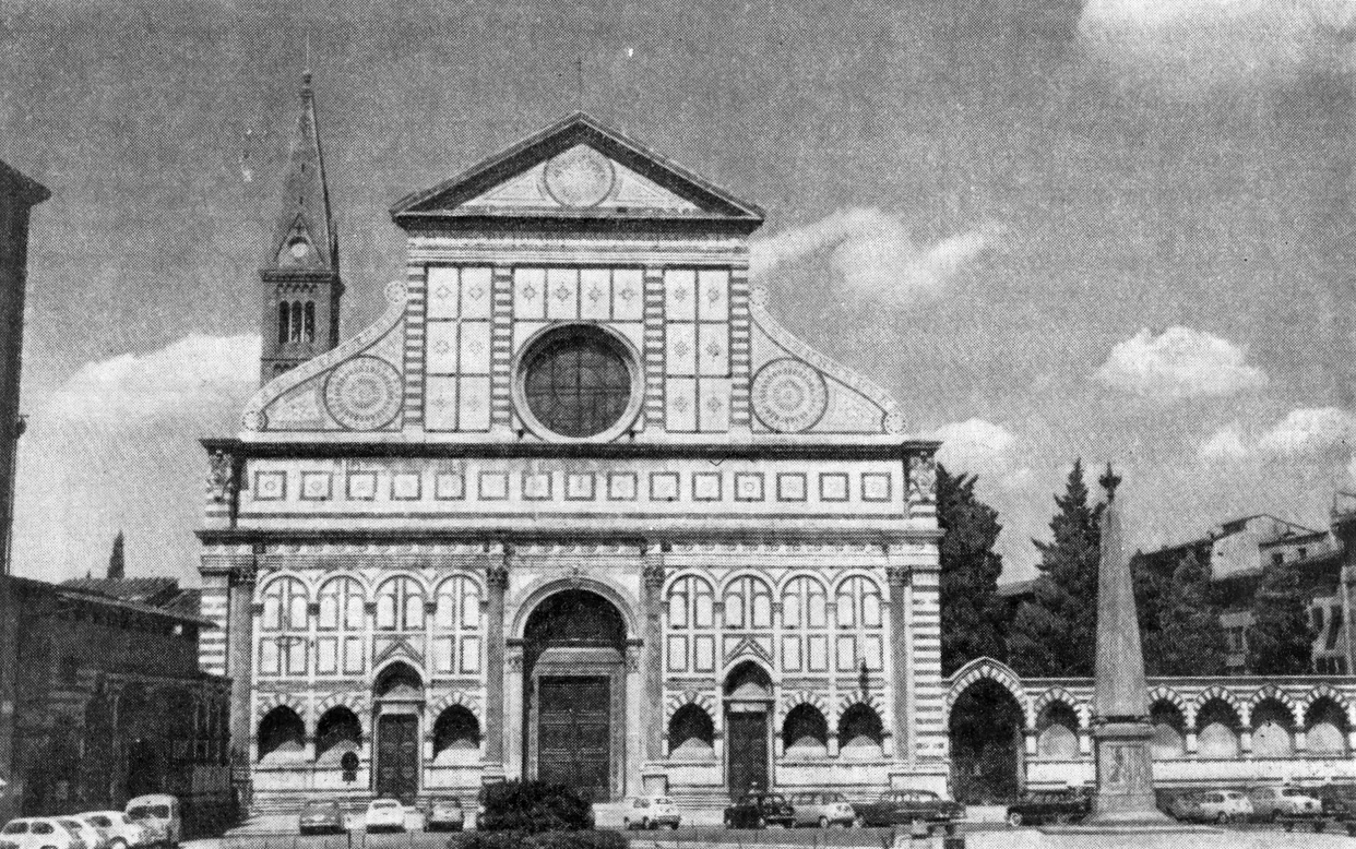 30. Флоренция. Церковь Санта Мария Новелла, 1456—1470 гг. Альберти