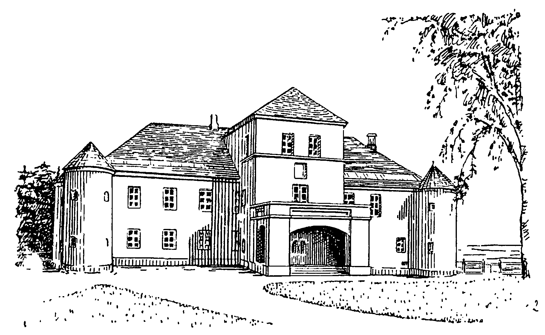 14. Гойченишки. Замок, 1611—1612 гг., арх. Петр Нонхард