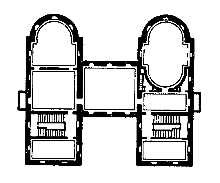 Вильямсбург (Виргиния). Капитолий, 1701—1705, 1751—1753 гг.