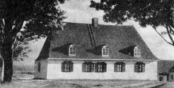 44. Шарлесбург (Квебек). Жилой дом, около 1700 г.