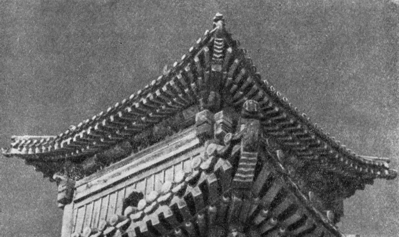 27. Район Улан-Батора. Монастырь Дамба-Дорчжи. Сторожевая башня. Крыша, 1765 г.