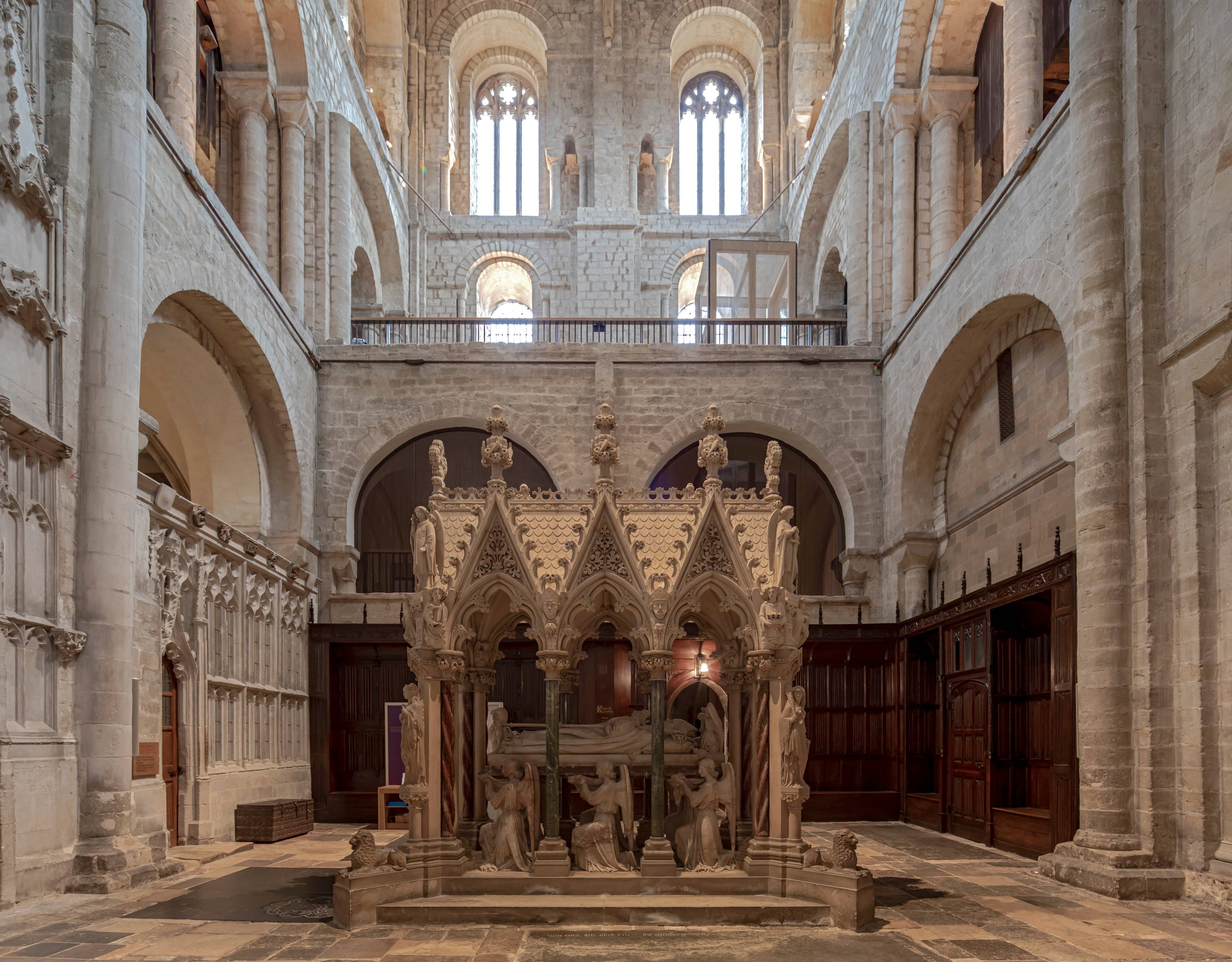 Winchester Cathedral South Transept Exhibition Spaces by Nick Cox Architects with Metaphor Metaphor. Photo: Peter Cook