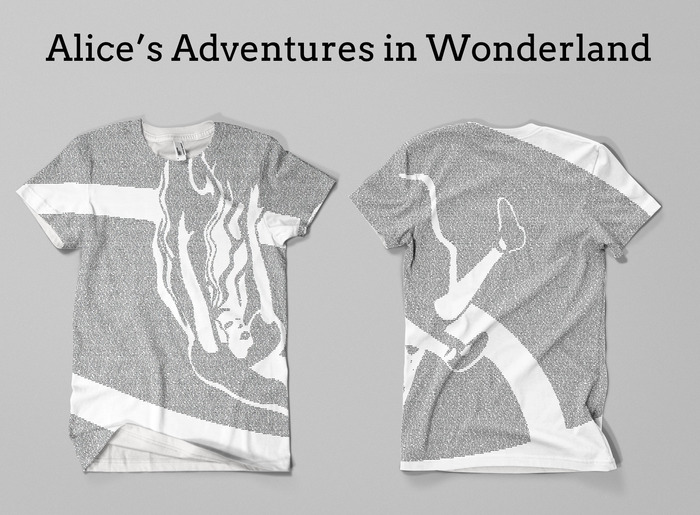 alice in wonderland t-shirt