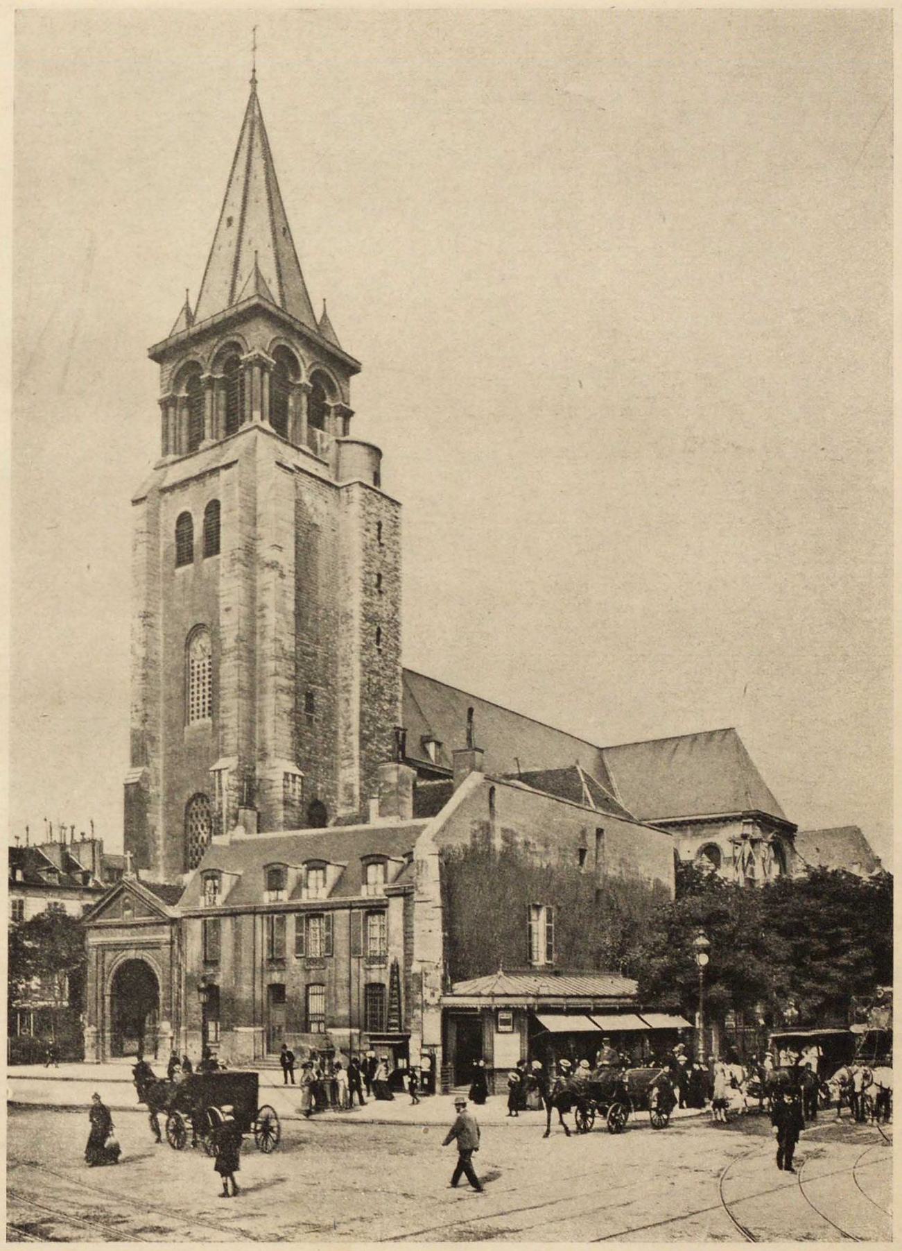 16. Церковь Сен Жермэн де Прэ. Saint Germain de Prés
