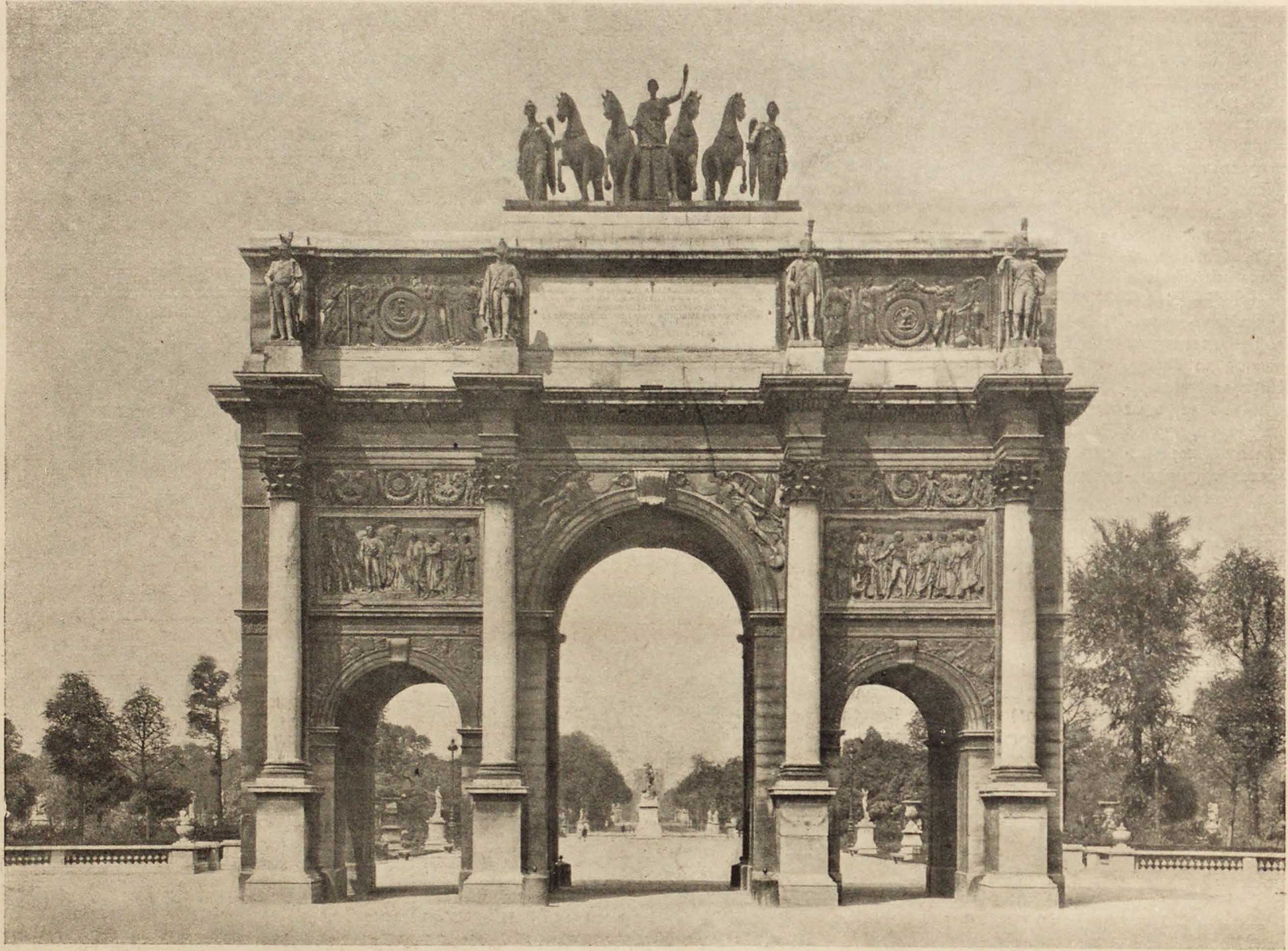 120. Триумфальная арка на площади Карусель. L’Arc de Triomphe du Carrousel