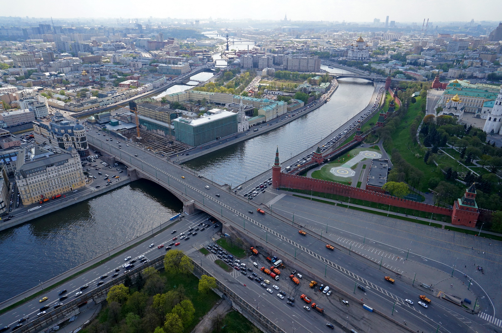 набережная Яузы и Москвы-реки