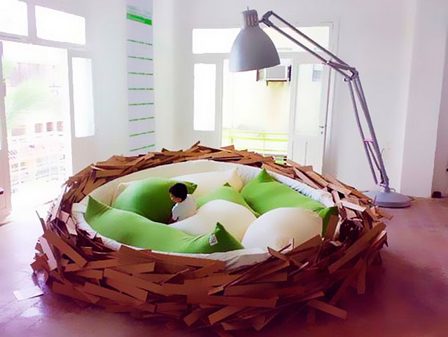 кровать-гнездо дизайнерская