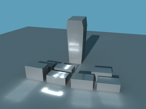3D модель отражения света, сделанная пользователем Bobdobbs