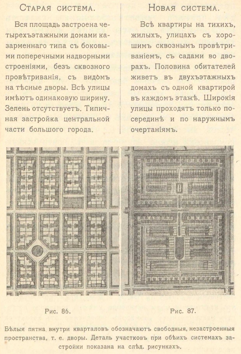 Старая и новая системы планировки