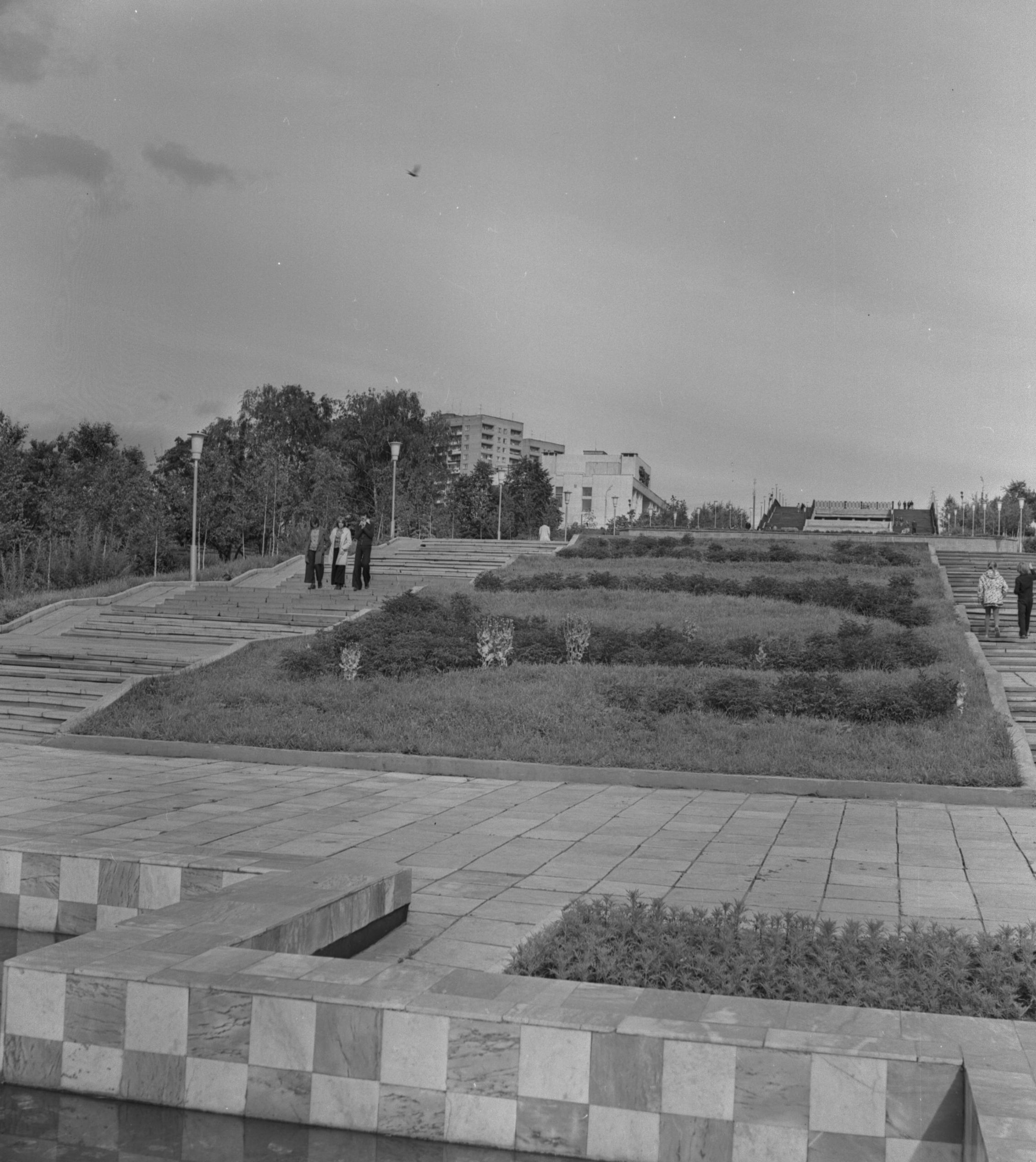 Центральная эспланада Ижевска. 1979