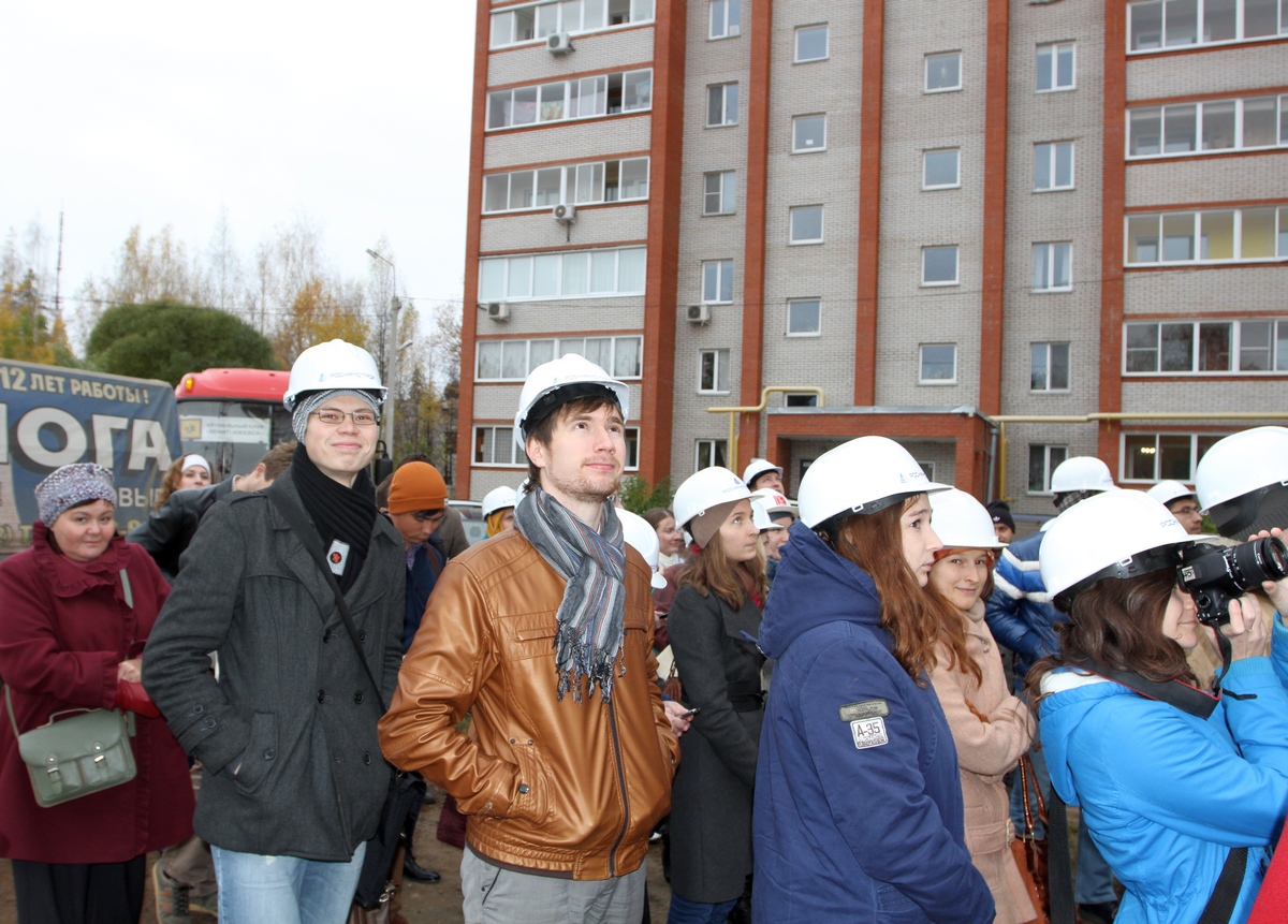 Экскурсия на строительные площадки Ижевска, октябрь 2014