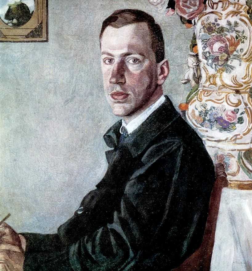 Эрих Голлербах. Портрет кисти А. Я. Головина. 1923