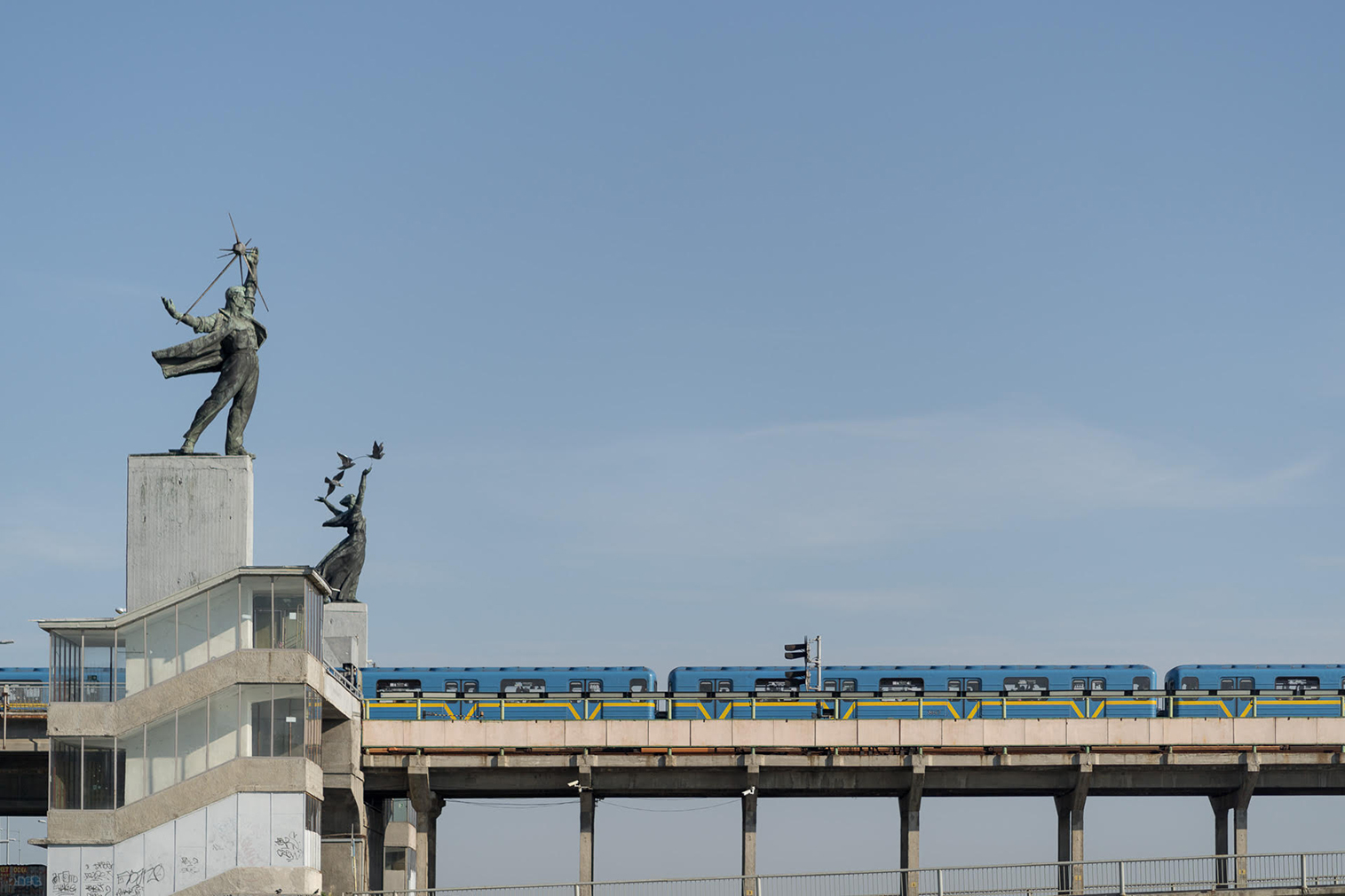 Станция «Днепр» в Киеве. © Christopher Herwig / FUEL
