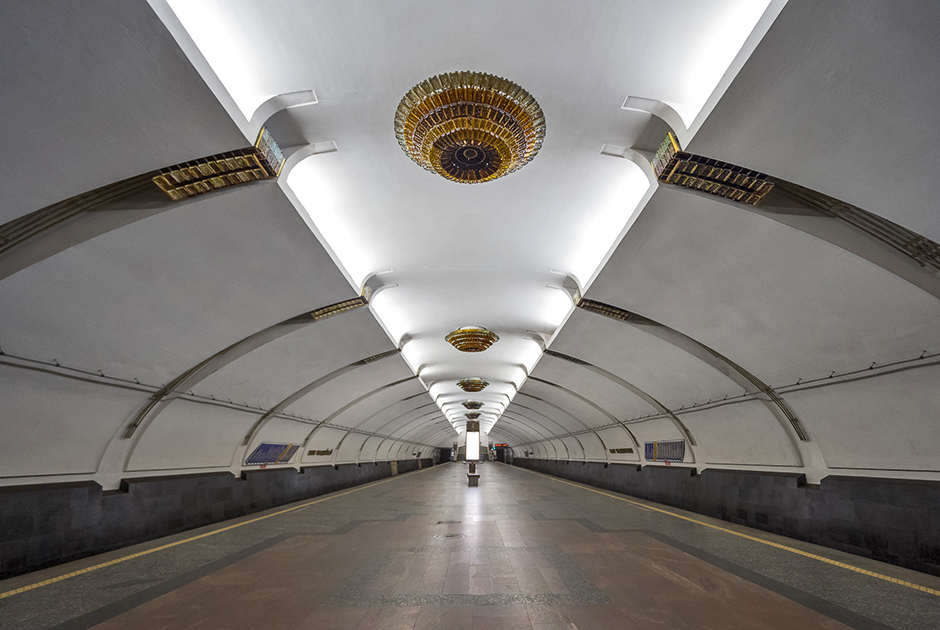 Станция «Парк Челюскинцев» в Минске. © Christopher Herwig / FUEL