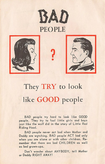 How to Tell Good People from Bad People : This is Your Secret Book! 1964 Publisher: International Order of the Golden Rule (OGR)