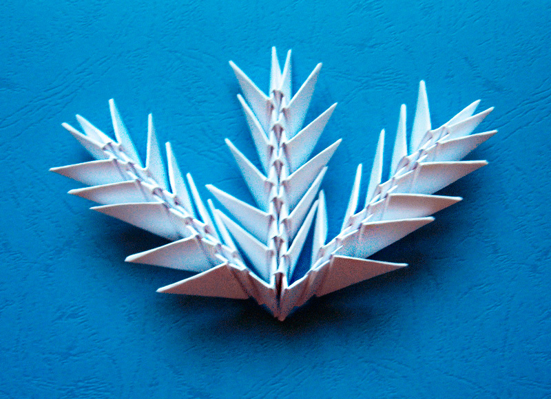 Как сделать объемное оригами?