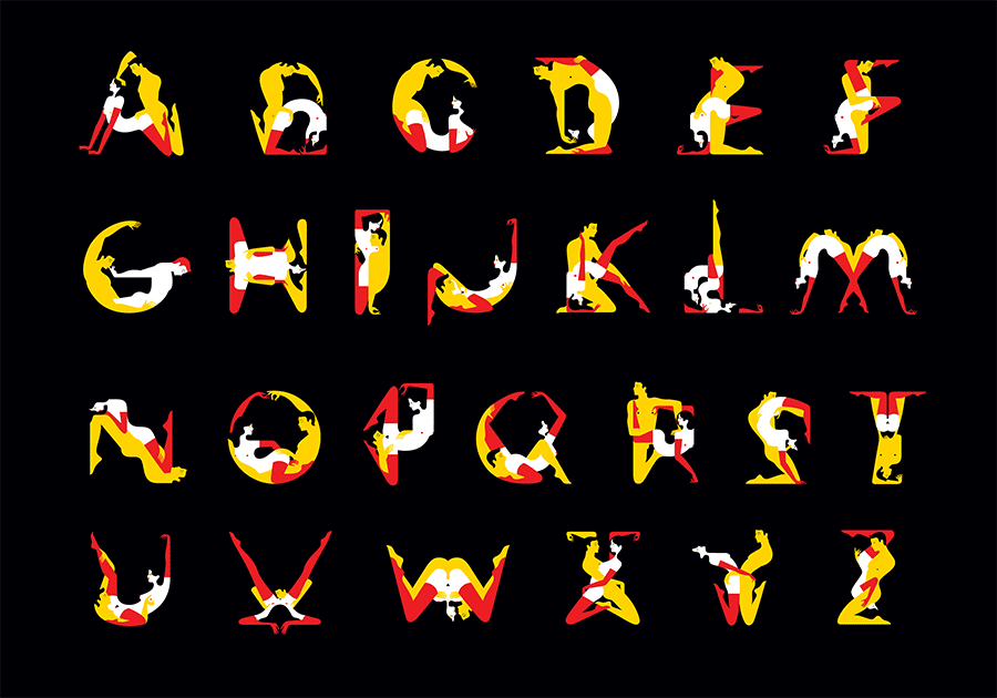 Malika Favre's Kama Sutra typeface