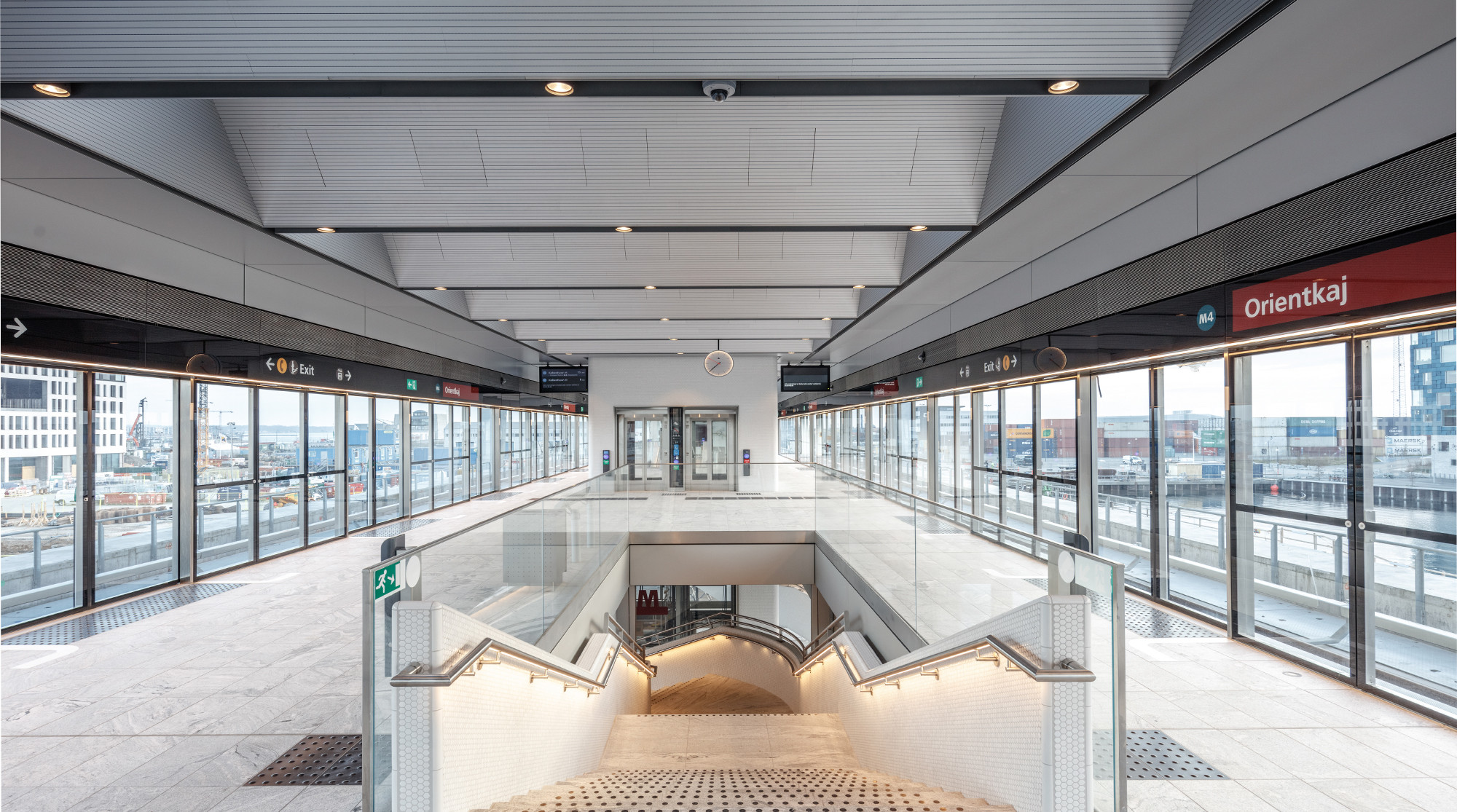 Orientkaj Metro Station / Cobe + Arup. Photo © Rasmus Hjortshøj - COAST