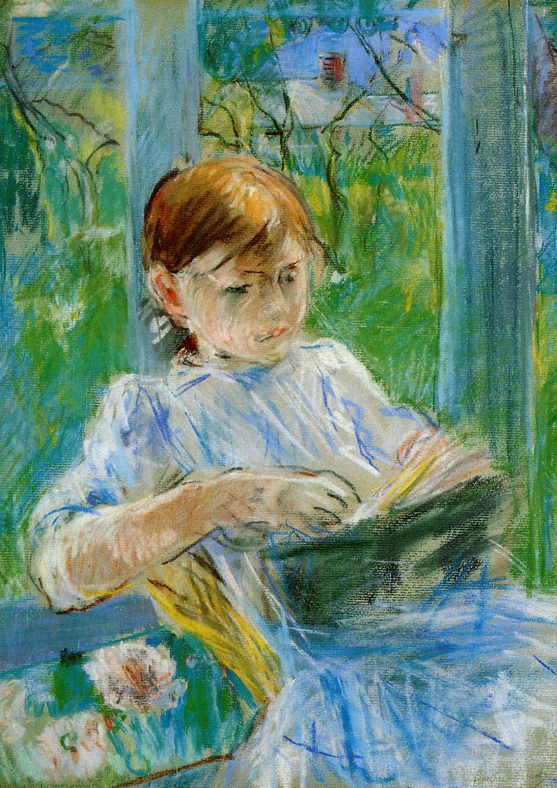 Portrait of the Artist’s Daughter, Julie Manet, at Gorey (1886) — Берта Моризо (Berthe Morisot)