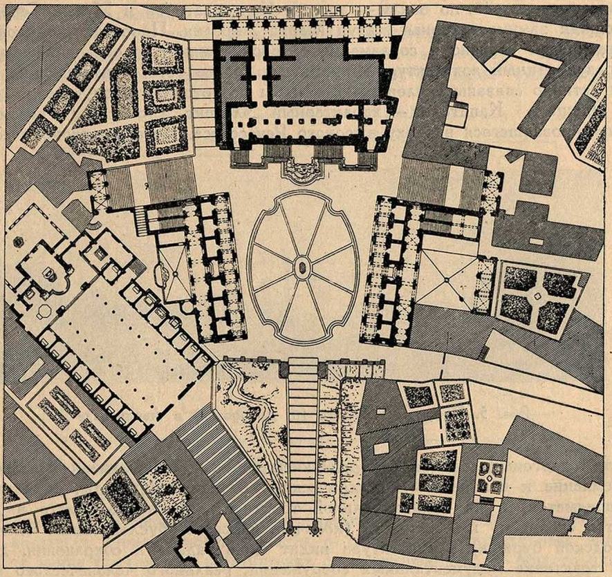 Рис. 4. План площади Капитолия в Риме