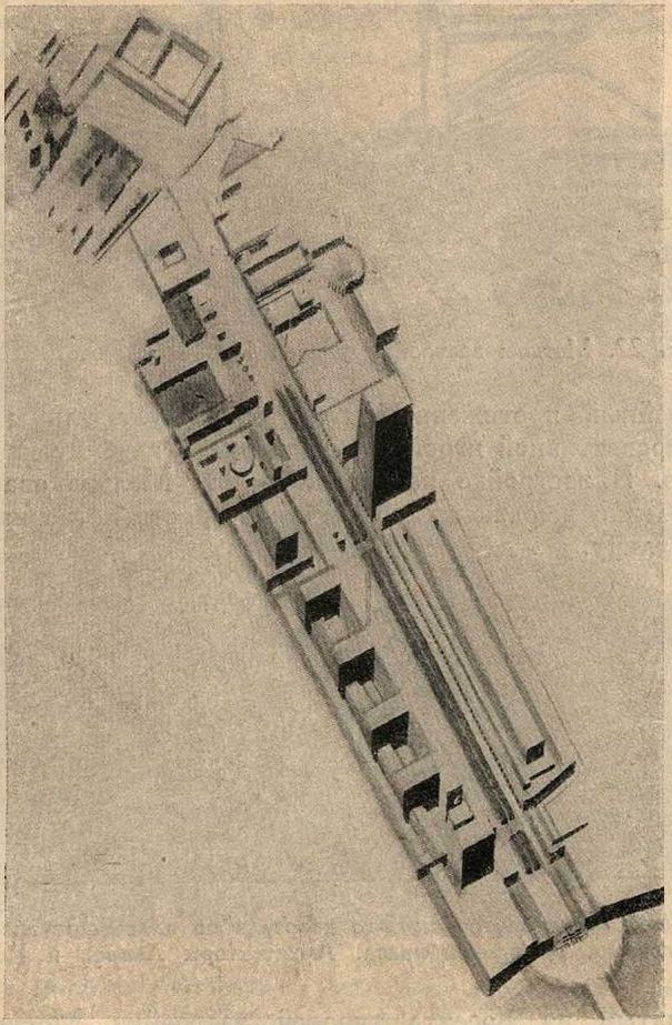 Рис. 21. Проект улицы Unter den Linden в Берлине Арх. Эйстерн