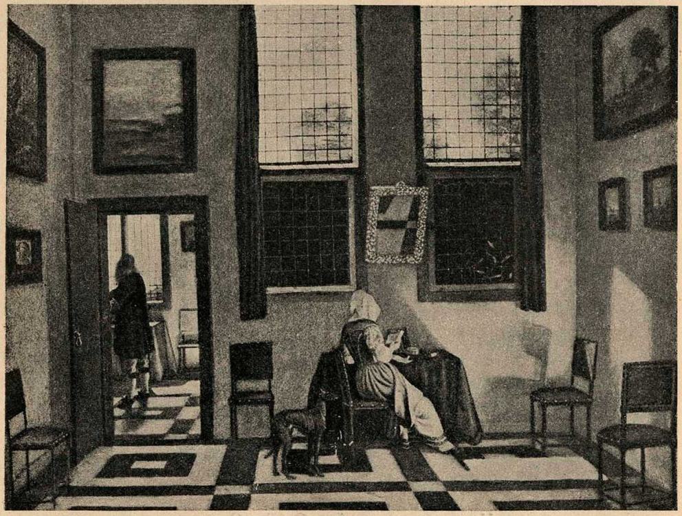 Жилой интерьер (1650). Худ. П. Янсенс