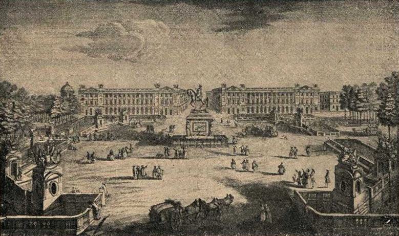 Ж.-А. Габриэль. Площадь Людовика XV в Париже