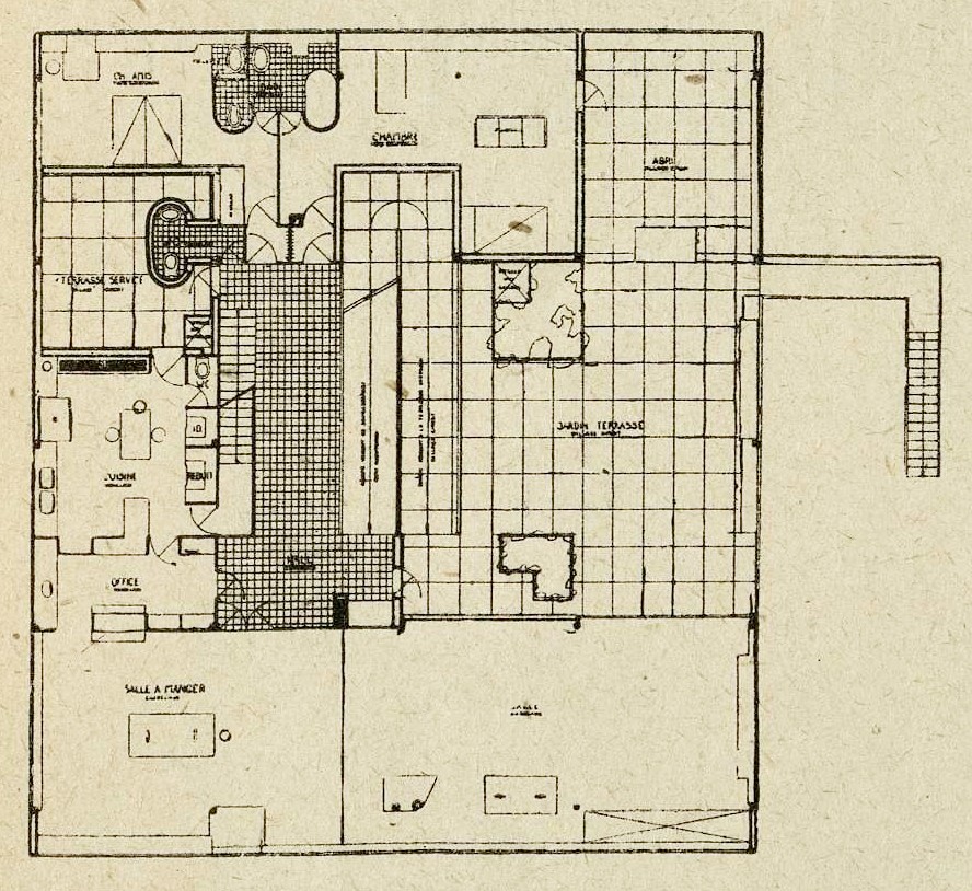 ВИЛЛА САВОЙ. ЛЕ КОРБЮЗЬЕ и П. ЖАННЕРЕ. SAVOYE. LE CORBUSIER und P. JANNERET