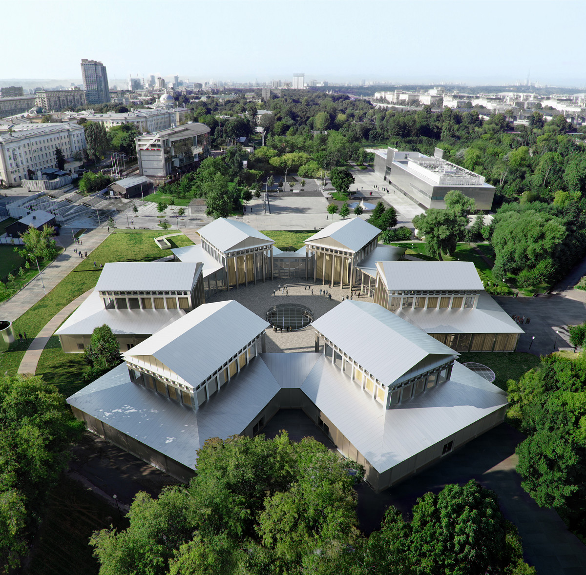 Павильон «Шестигранник» в Москве реконструируют по проекту японского архитектурного бюро SANAA