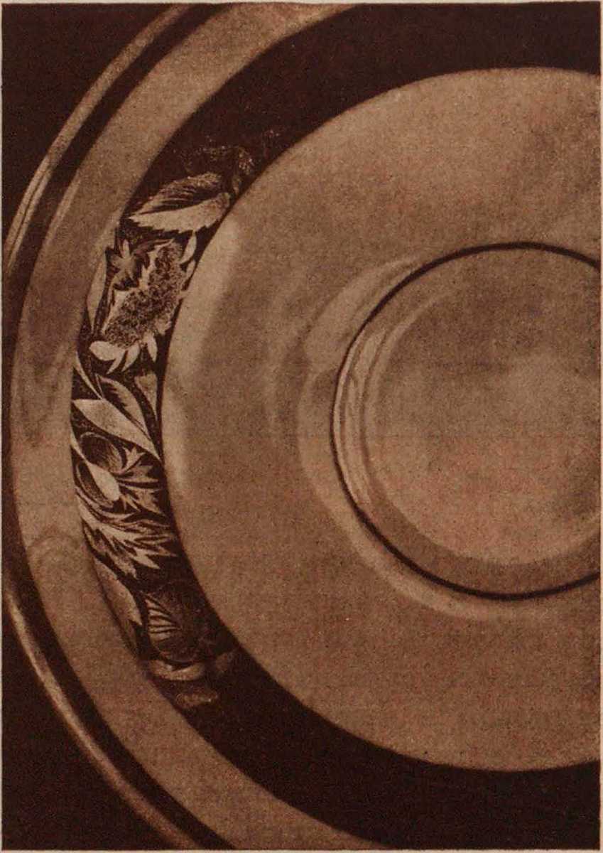 Деталь тарелки (цировка) раб. С. Чехонина Assiette, par S. Tchékhonine