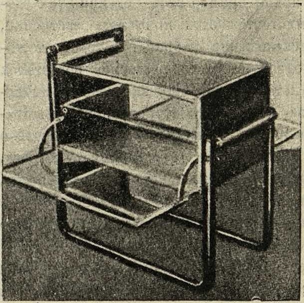 Чайный столик „Саночки“. Баухауз, Дессау. 1926