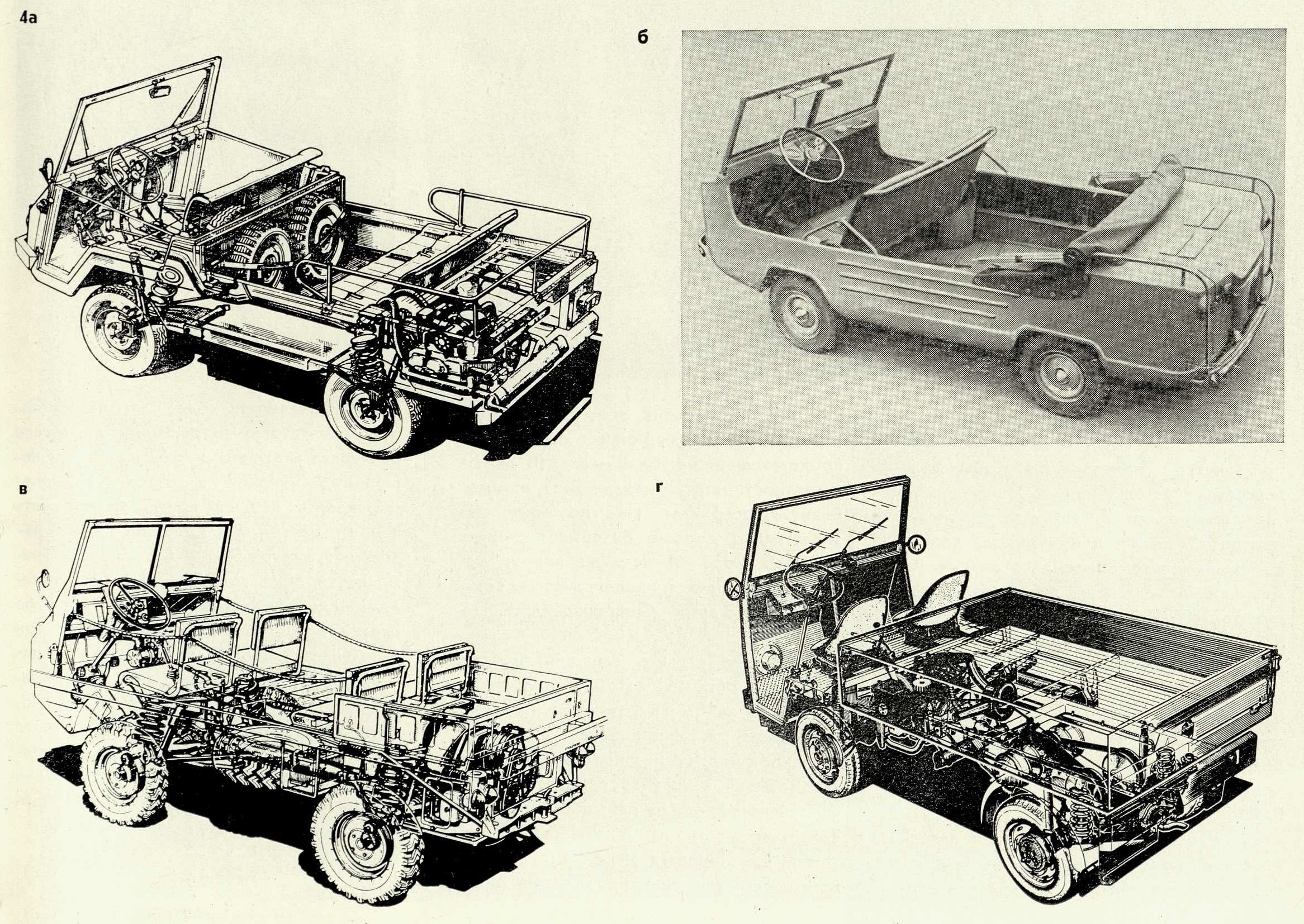 В. И. Арямов. Легковые автомобили для сельской местности. 1976 | портал о  дизайне и архитектуре