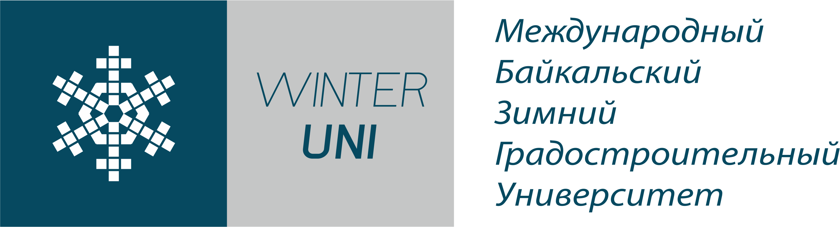 Международный Байкальский зимний градостроительный университет. Логотип