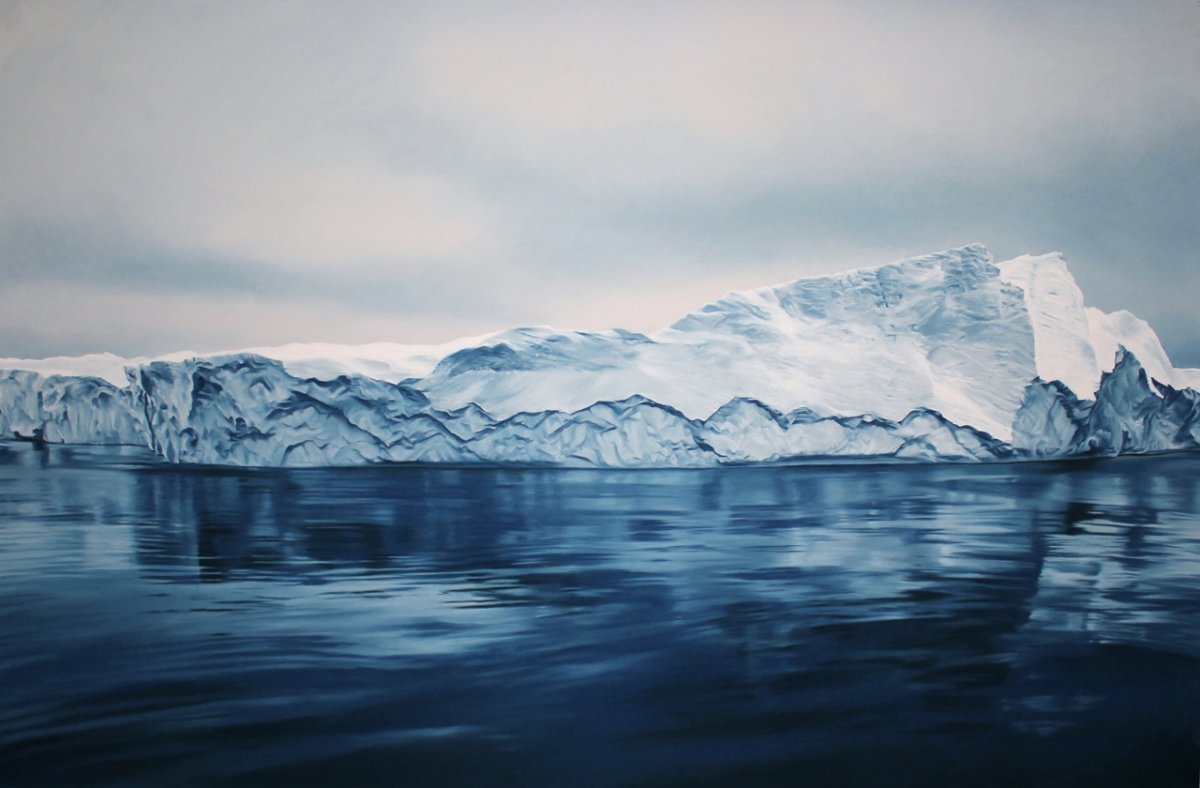 Часть денег, вырученных от продажи картин с пейзажами Гренландии, пошла проекту 350.org, чтобы помочь защитить планету.