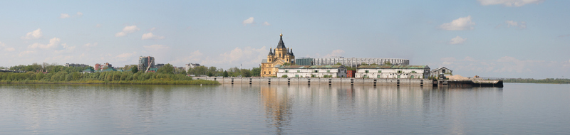 Нижегородская Стрелка — градостроительное осмысление важного городского общественного пространства, Россия, 2017