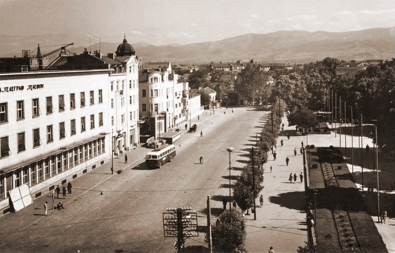 Исторические фотографии Центральной площади Пловдива