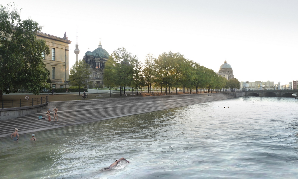 Плавательный бассейн в центре Берлина — Flussbad. Бронза во всемирной категории 2012 года. Золото в европейском регионе. realities:united