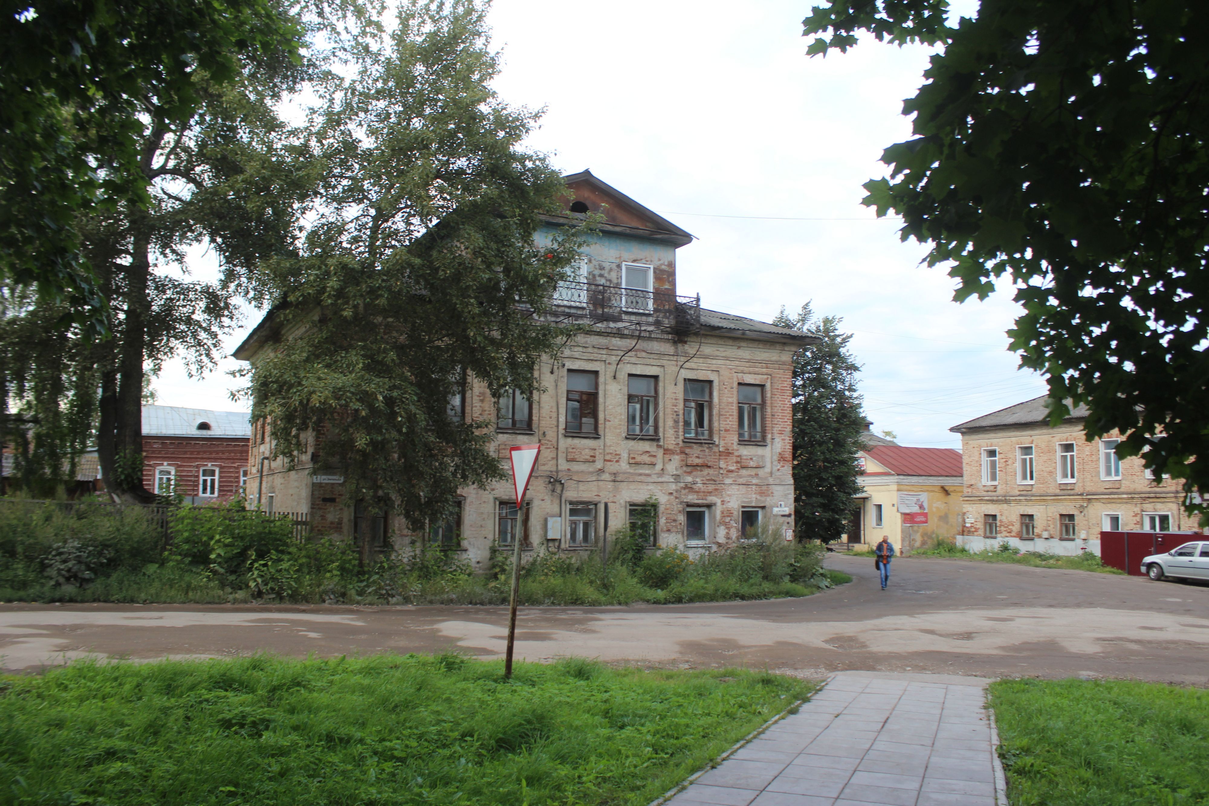 Соборная площадь города Слободского Кировской области