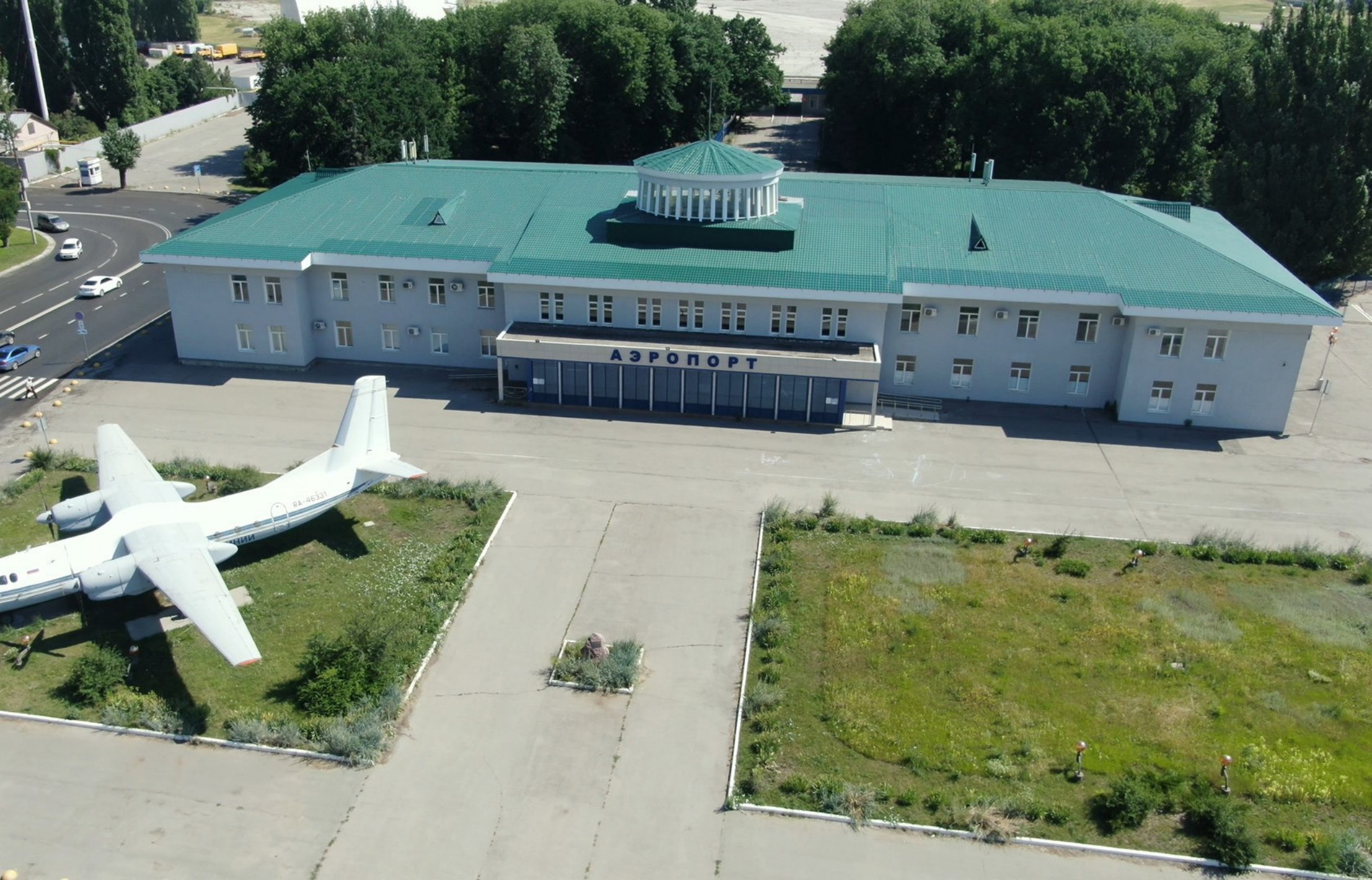 Территория бывшего аэропорта Саратов-Центральный