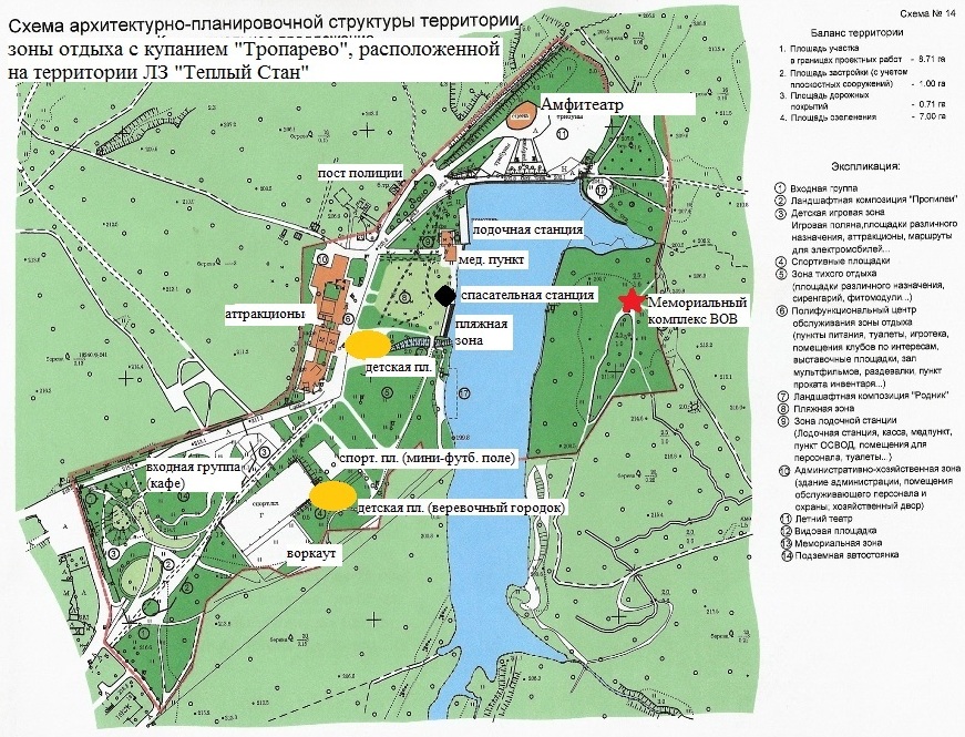 Схема архитектурно-планировочной структуры