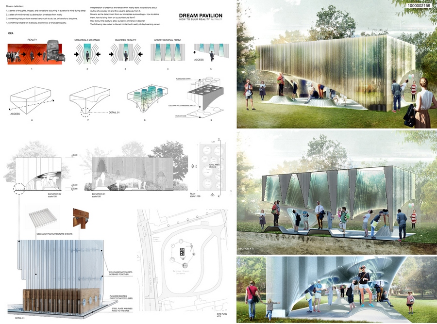3-е место. Summer Pavilion - Triumph Pavilion - LONDON (Summer 2014 Build Project). Ryszard Rychlicki (Великобритания)