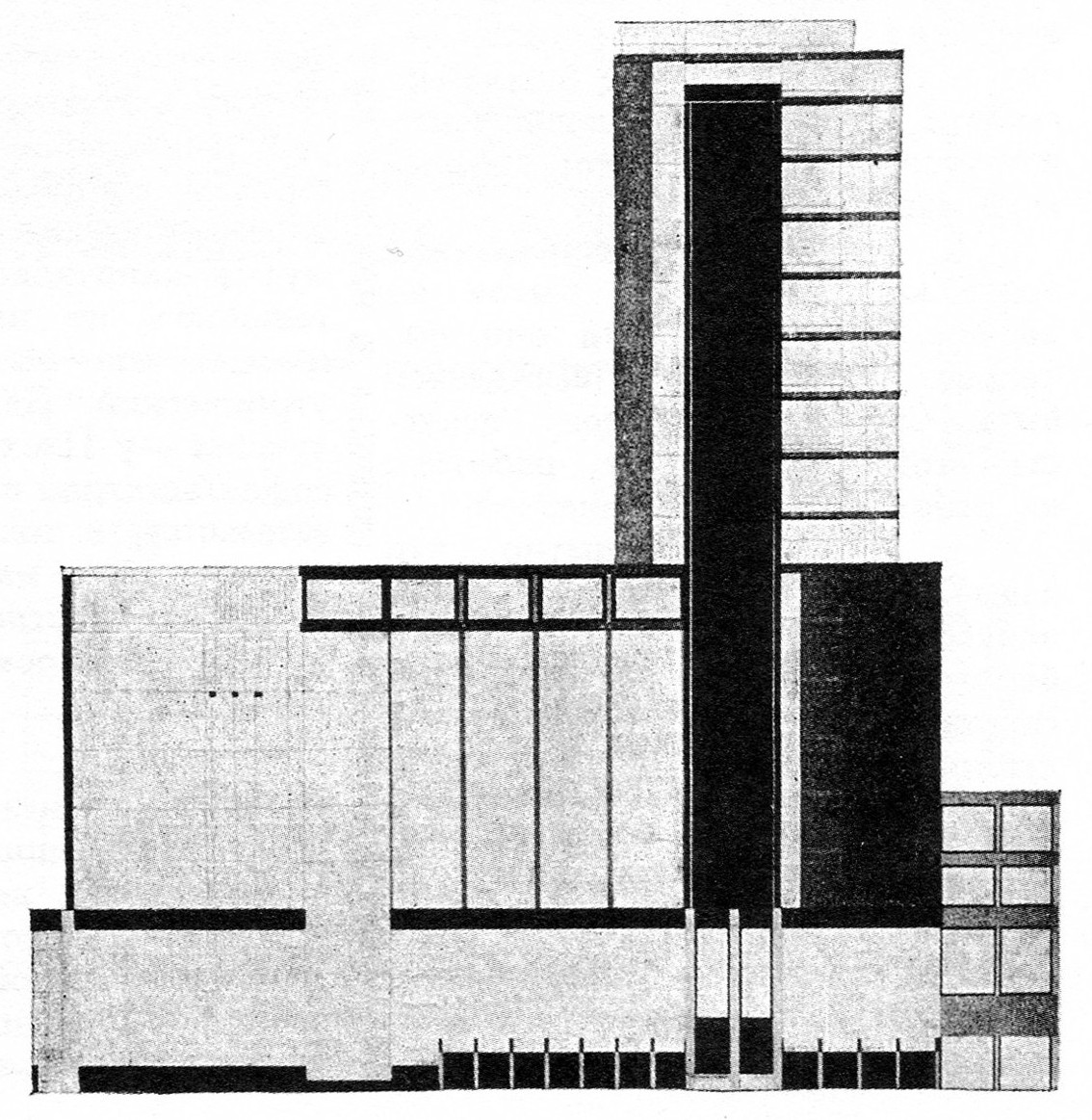 Жолткевич. Вхутемас. Типография // Современная архитектура. 1927. № 1