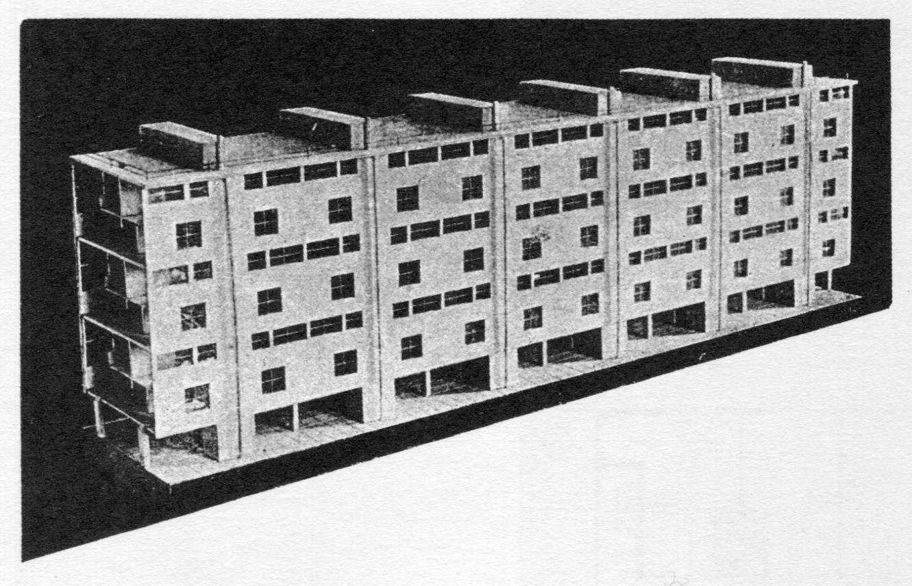 МАСТЕРСКАЯ А. С. НИКОЛЬСКОГО. ЛЕНИНГРАД. ПРОЕКТ ДЕШЕВОГО ЖИЛИЩА ДЛЯ ТРУДЯЩИХСЯ