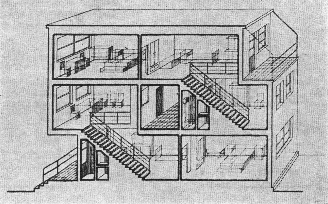 Архив СА: Жилье нового типа для трудящихся. 1927 | портал о дизайне и  архитектуре