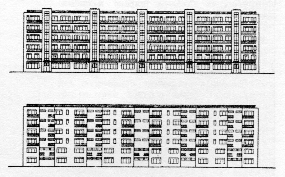 А. Л. Пастернак. Проект нового жилья трудящихся